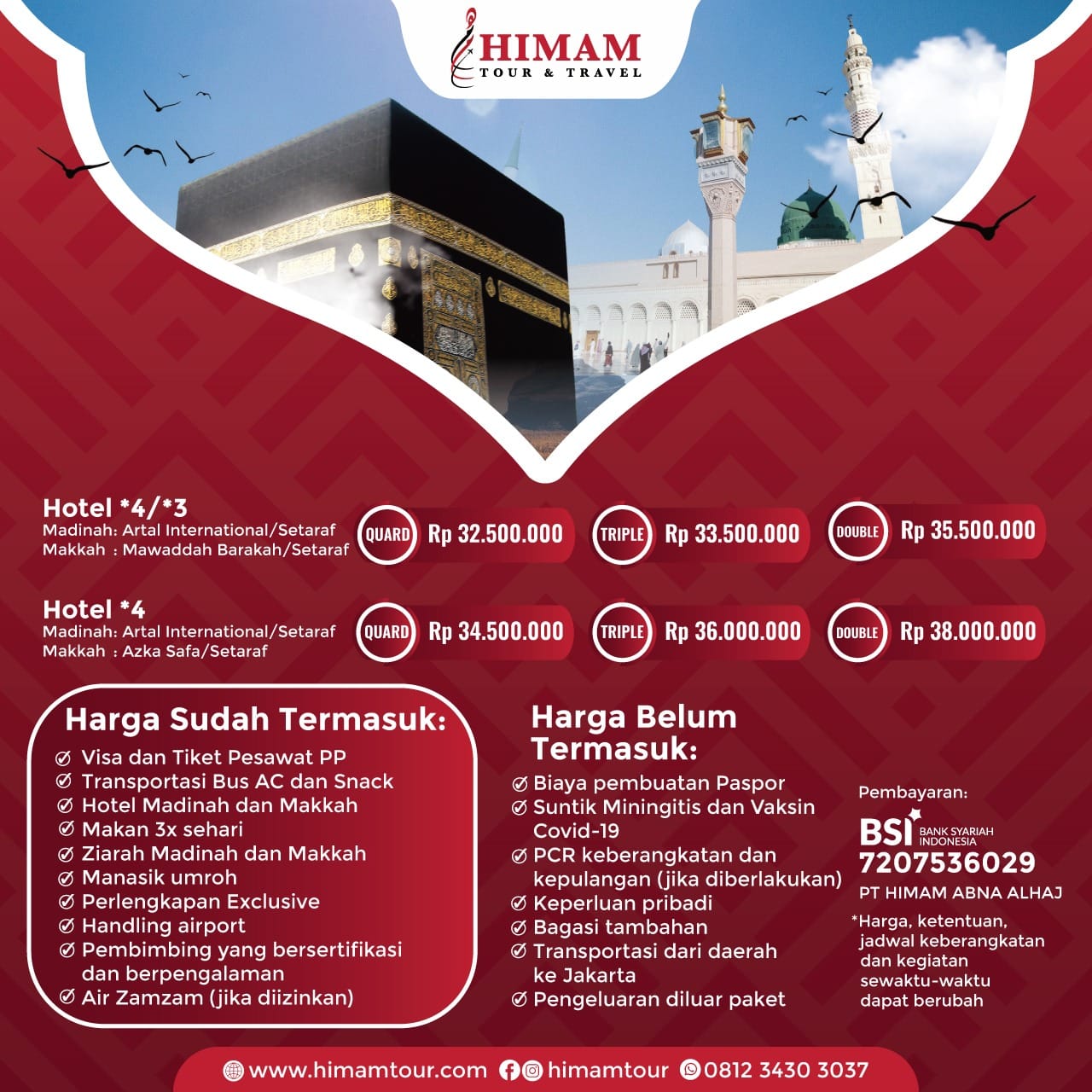 Umroh Sya'ban - Himam Tour Travel