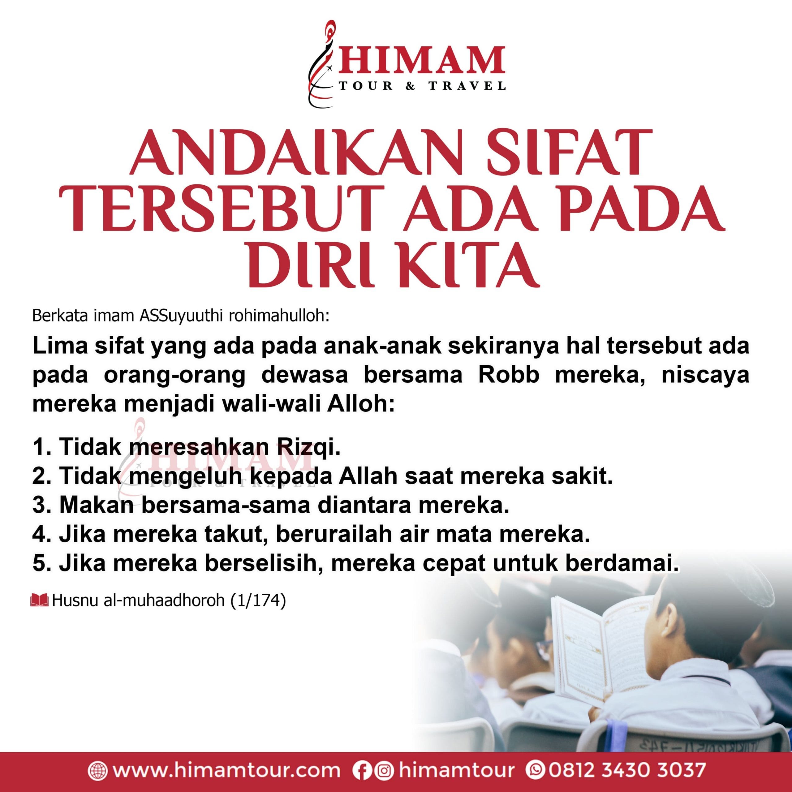 Andaikan sifat tersebut ada pada diri kita - Himam Tour and Travel Bogor