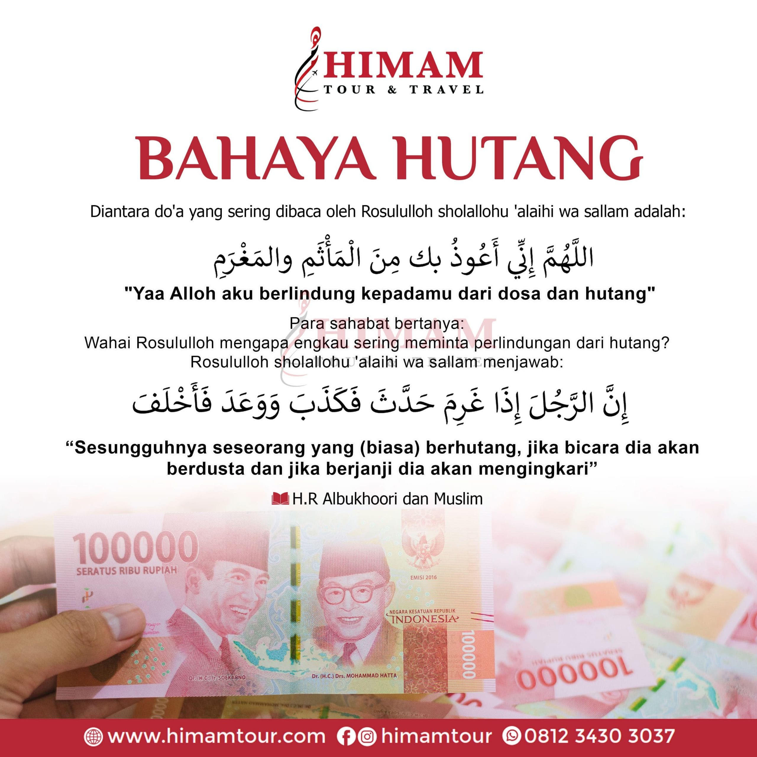 Bahaya Hutang - Himam Tour and Travel Bogor